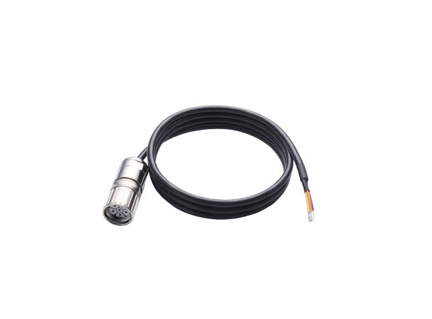 Moxa CBL-M23(FF6P)/OPEN-BK-100 IP67 1-meter M23 to 6pin power cable with IP6 